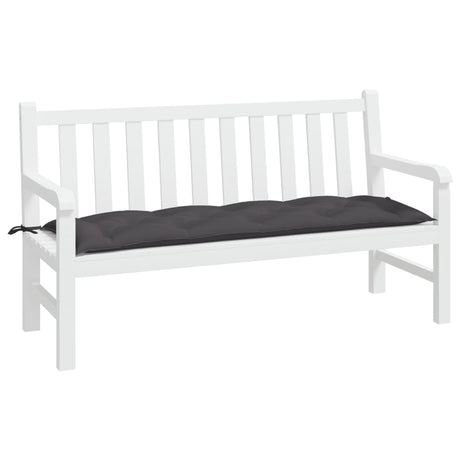 Vidaxx coussin de banc de jardin 150x50x7 cm tissu oxford anthracite