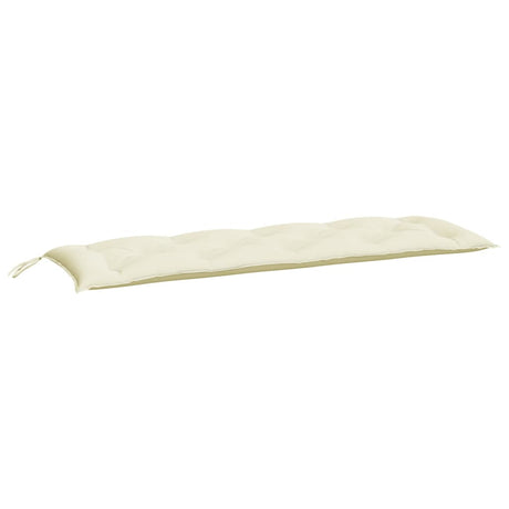 Vidaxl tuinbankkussen 150x50x7 cm oxford stof crèmekleurig