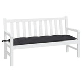 Vidaxl Garden Bench polštář 150x50x7 cm oxford textilie černá