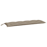 Vidaxl Garden Bench Cushion 150x50x7 CM Oxford Fabric Taupe