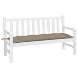 Vidaxx coussin de banc de jardin 150x50x7 cm tissu oxford taupe