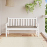 Vidaxx coussin de banc de jardin 150x50x7 cm tissu oxford taupe