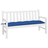Vidaxx coussin de banc de jardin 150x50x7 cm tissu oxford bleu royal