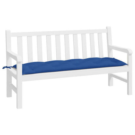 Vidaxx coussin de banc de jardin 150x50x7 cm tissu oxford bleu royal