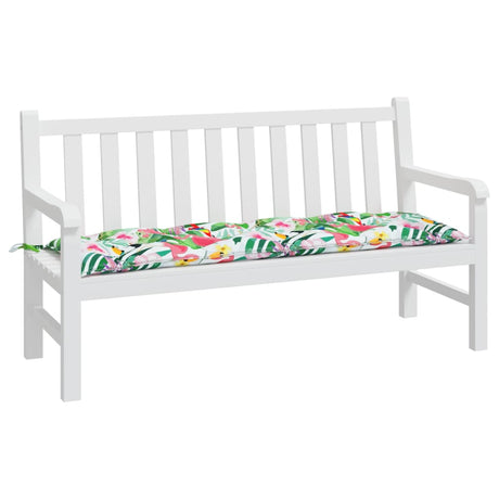 VidaXL coussin de banc de jardin 150x50x7 cm tissu oxford multicolore