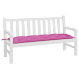 Vidaxx coussin de banc de jardin 150x50x7 cm tissu oxford rose