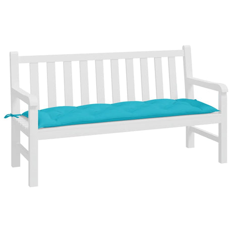 Vidaxx coussin de banc de jardin 150x50x7 cm tissu oxford turquoise