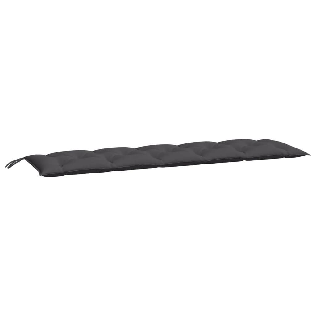 Vidaxx coussin de banc de jardin 180x50x7 cm tissu oxford anthracite