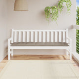 Vidaxl Garden Bench Cushion 180x50x7 CM Oxford Fabric Taupe