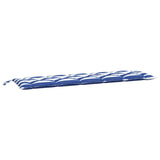 Vidaxx coussin de canapé rayé 180x50x7 cm tissu rayé blanc et bleu