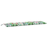 VidaXL coussin de banc de jardin 180x50x7 cm tissu oxford multicolore