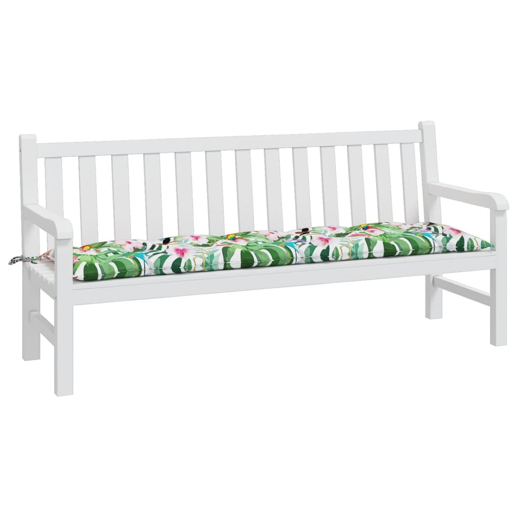 VidaXL coussin de banc de jardin 180x50x7 cm tissu oxford multicolore