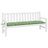 Vidaxx coussin de banc de jardin 180x50x7 cm tissu oxford motif feuille