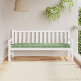 Vidaxx coussin de banc de jardin 180x50x7 cm tissu oxford motif feuille