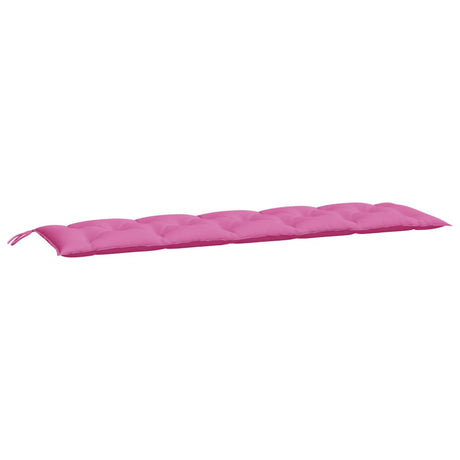 VidaXL coussin de banc de jardin 180x50x7 cm tissu oxford rose