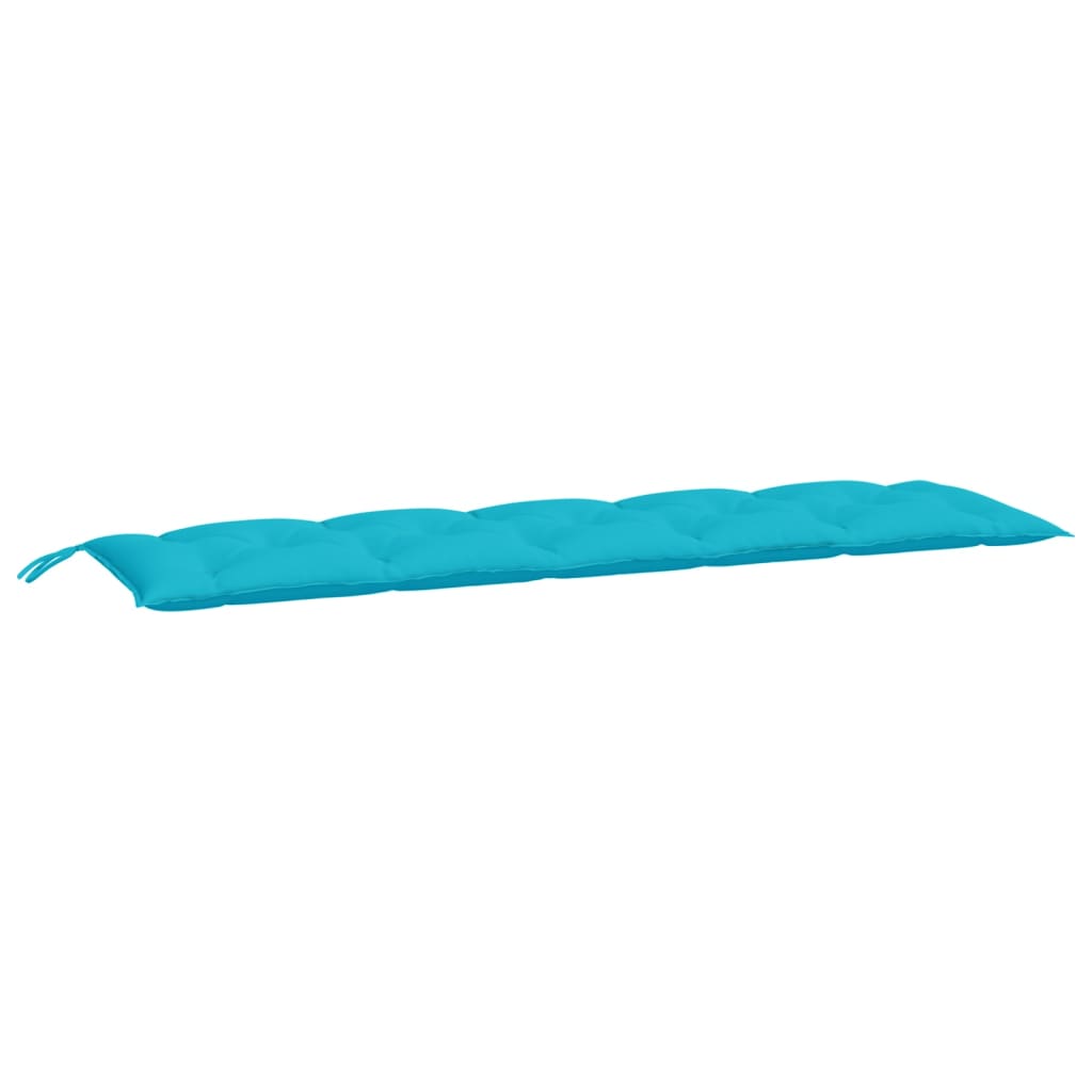 VidaXL coussin de banc de jardin 180x50x7 cm tissu oxford turquoise