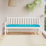 VidaXL coussin de banc de jardin 180x50x7 cm tissu oxford turquoise