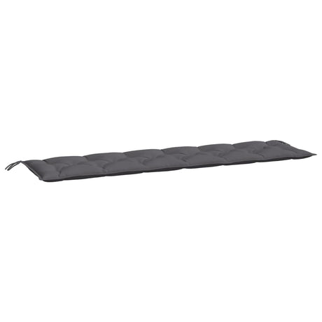 Vidaxx coussin de banc de jardin 200x50x7 cm tissu oxford anthracite