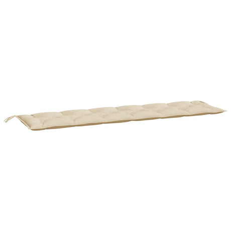 VidaXL coussin de banc de jardin 200x50x7 cm tissu oxford beige