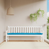 Vidaxx coussin de banc de jardin 200x50x7 cm tissu oxford bleu clair