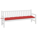 Vidaxl Garden Bench Cushion 200x50x7 CM Fabric Red