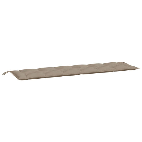 Vidaxx coussin de banc de jardin 200x50x7 cm tissu oxford taupe