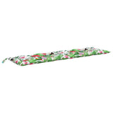 VidaXL coussin de banc de jardin 200x50x7 cm tissu multicolore