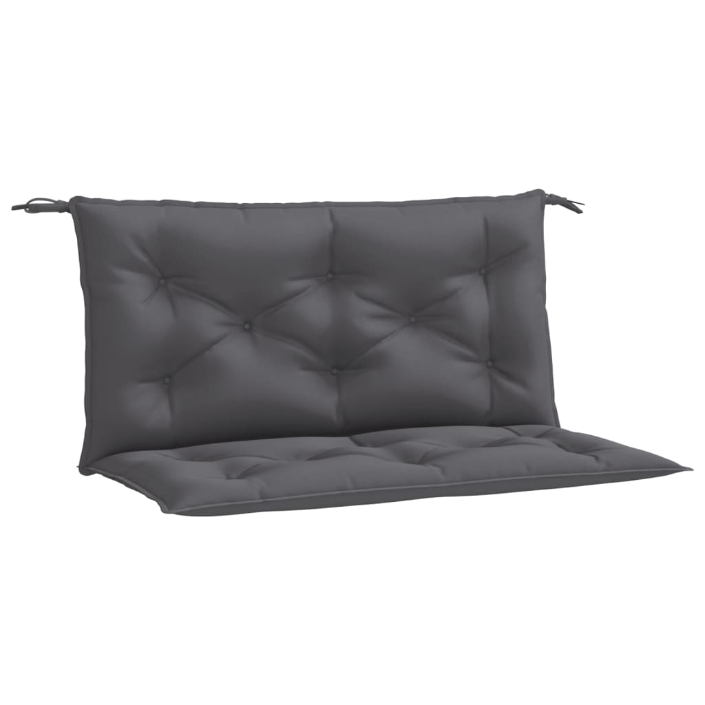 Vidaxx coussins de banc de jardin 2 pcs 100x50x7 cm tissu oxford anthracite