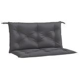 Vidaxx coussins de banc de jardin 2 pcs 100x50x7 cm tissu oxford anthracite