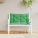 Vidaxx coussins de banc de jardin 2 pcs 100x50x7 cm tissu oxford vert