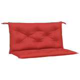 Vidaxx coussins de banc de jardin 2 pcs 100x50x7 cm tissu oxford rouge