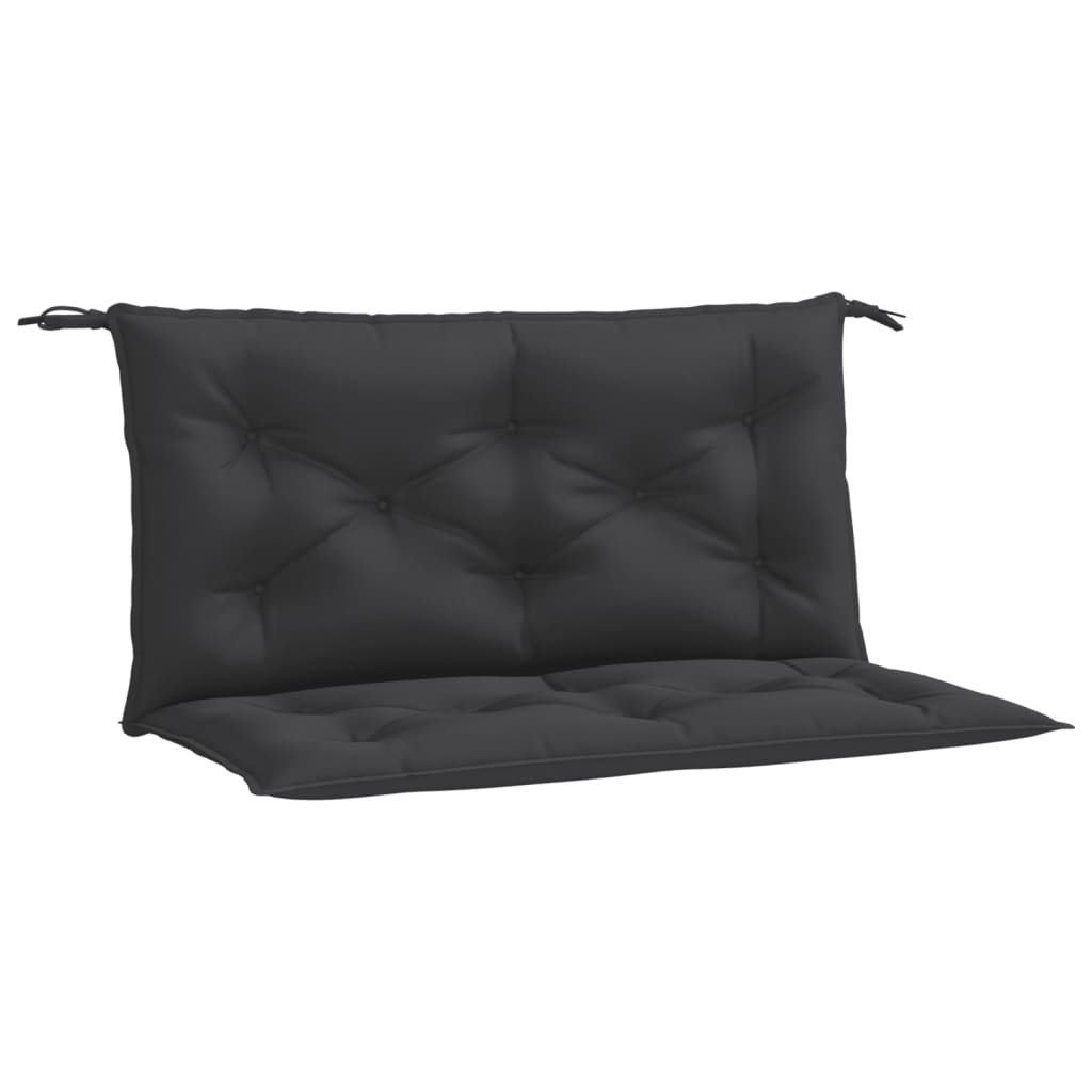 Vidaxx coussins de banc de jardin 2 pcs 100x50x7 cm tissu oxford noir