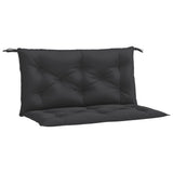 Vidaxx coussins de banc de jardin 2 pcs 100x50x7 cm tissu oxford noir