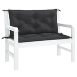 Vidaxx coussins de banc de jardin 2 pcs 100x50x7 cm tissu oxford noir