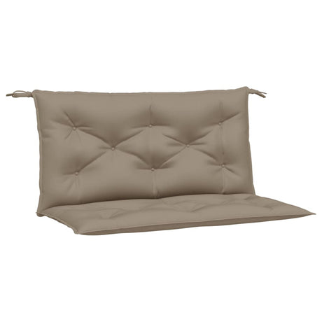 Vidaxx coussins de banc de jardin 2 pcs 100x50x7 cm tissu oxford taupe