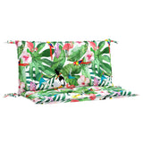 Vidaxx coussins de banc de jardin 2 pcs 100x50x7 cm tissu multicolore