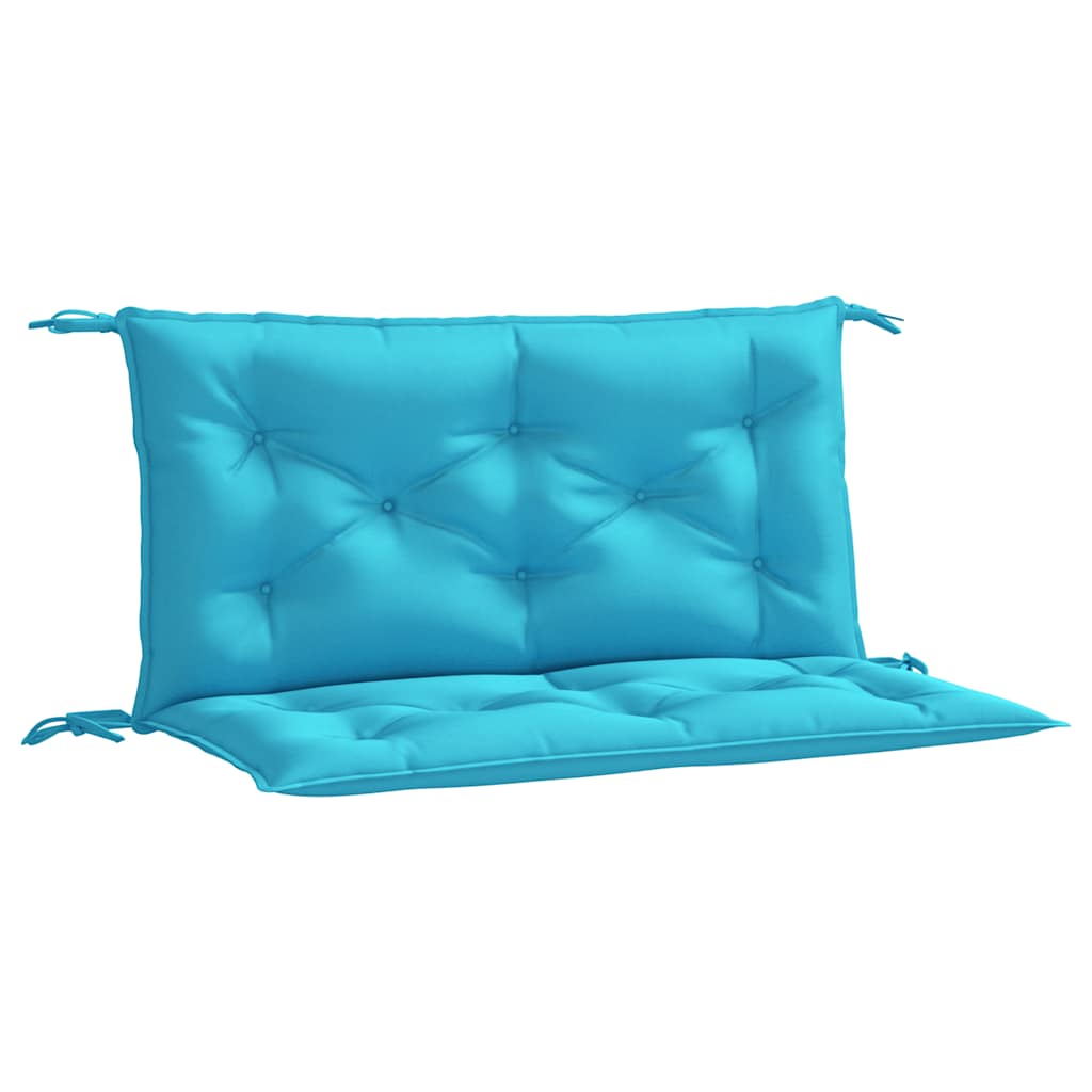 Vidaxx coussins de banc de jardin 2 pcs 100x50x7 cm tissu turquoise
