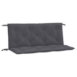 Vidaxx coussins de banc de jardin 2 pcs 120x50x7 cm tissu oxford anthracite