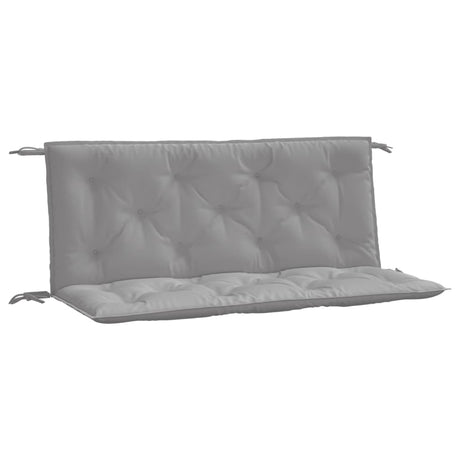 Vidaxx coussins de banc de jardin 2 pcs 120x50x7 cm tissu oxford gris