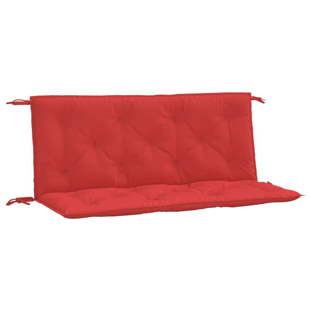 Vidaxx coussins de banc de jardin 2 pcs 120x50x7 cm tissu oxford rouge