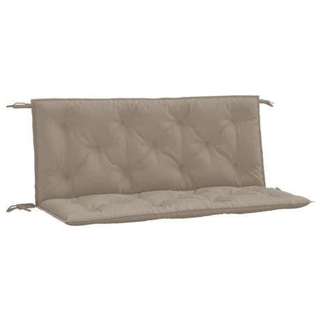 Vidaxx coussins de banc de jardin 2 pcs 120x50x7 cm tissu oxford taupe