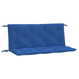 Vidaxl Garden Banch Cushions 2 PCS 120x50x7 cm tessuto blu blu