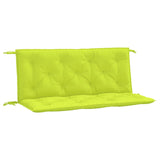 Vidaxl Garden Bench Puder 2 PCS 120x50x7 cm Oxford Stof Clear Green