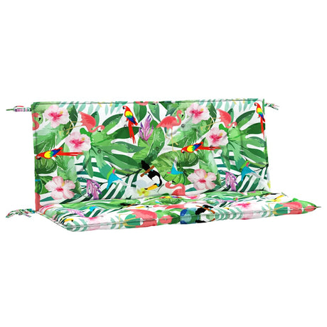 VidaXL coussins de banc de jardin 2 pcs 120x50x7 cm tissu multicolore