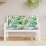 Vidaxl Garden Bench Cushions 2 PCS 120x50x7 cm Fabric multi -colorato