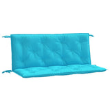 Vidaxx coussins de banc de jardin 2 pcs 120x50x7 cm tissu turquoise