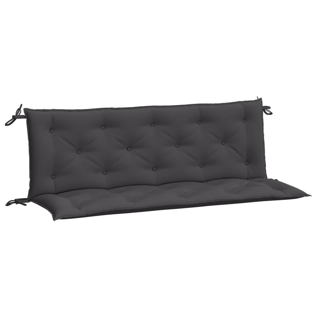 Vidaxl Garden Bench Cushions 2 St 150x50x7 cm Tessuto Oxford Antracite colorato