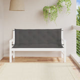 Vidaxx coussins de banc de jardin 2 pcs 150x50x7 cm tissu oxford anthracite