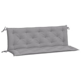 Vidaxx coussins de banc de jardin 2 pcs 150x50x7 cm tissu oxford gris