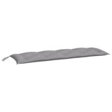 Vidaxx coussins de banc de jardin 2 pcs 150x50x7 cm tissu oxford gris